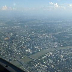 Flugwegposition um 15:34:58: Aufgenommen in der Nähe von Linz, Österreich in 1633 Meter